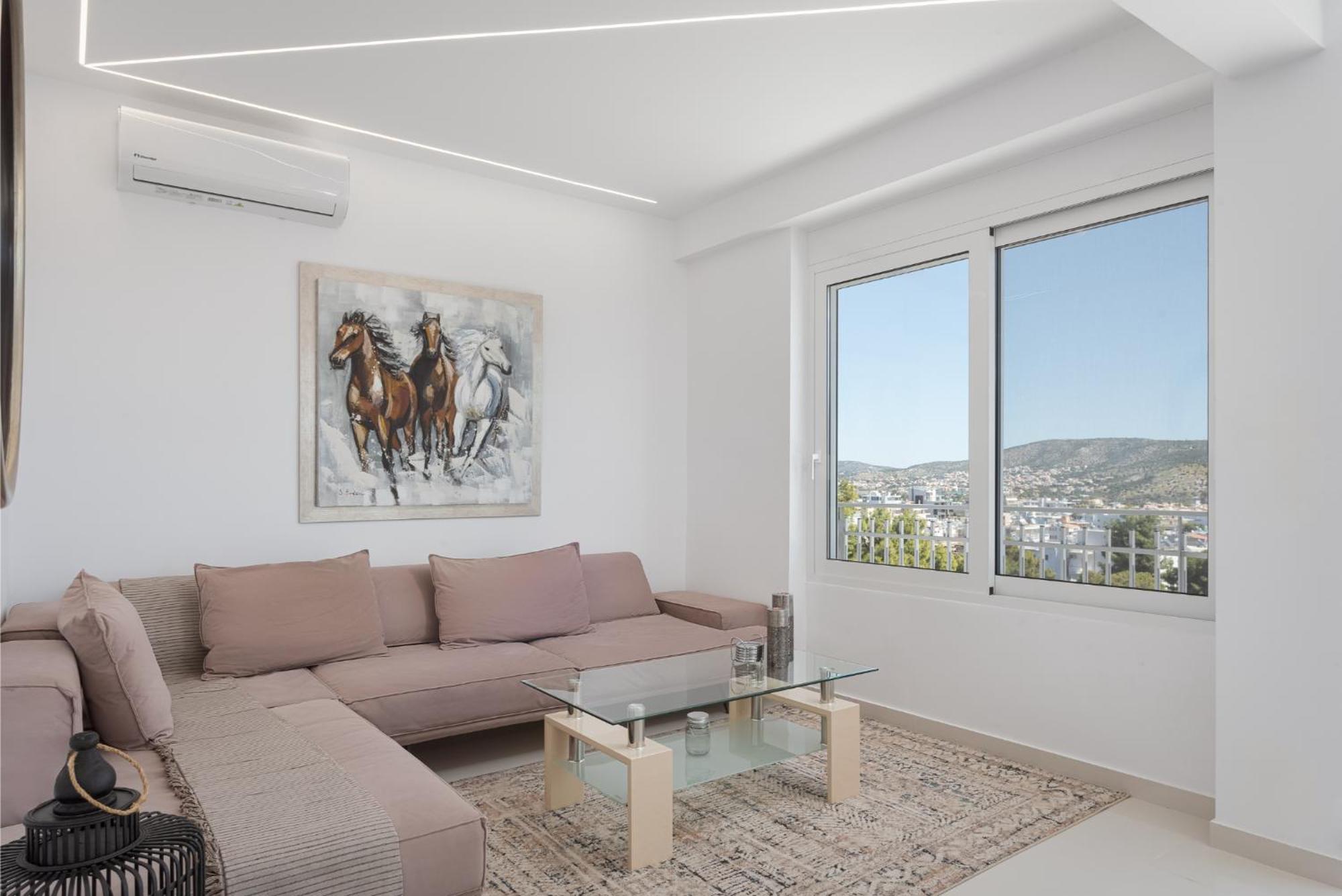 Athenian Riviera Penthouse Apartment Varkiza Eksteriør billede